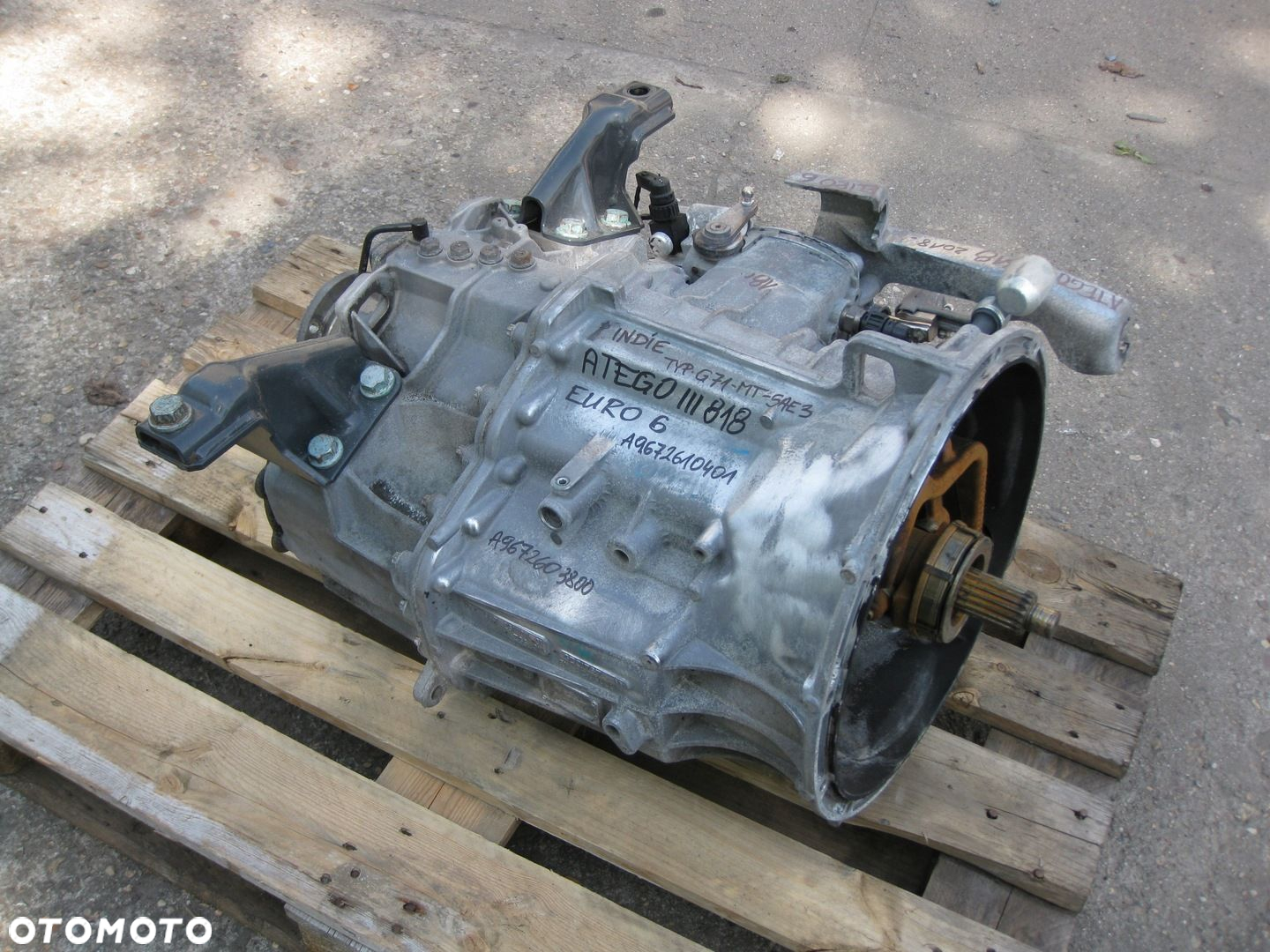 MERCEDES ATEGO 3 818 5.2D 18R SKRZYNIA BIGÓW G71-MT-SAE3 A9672603800 - 4