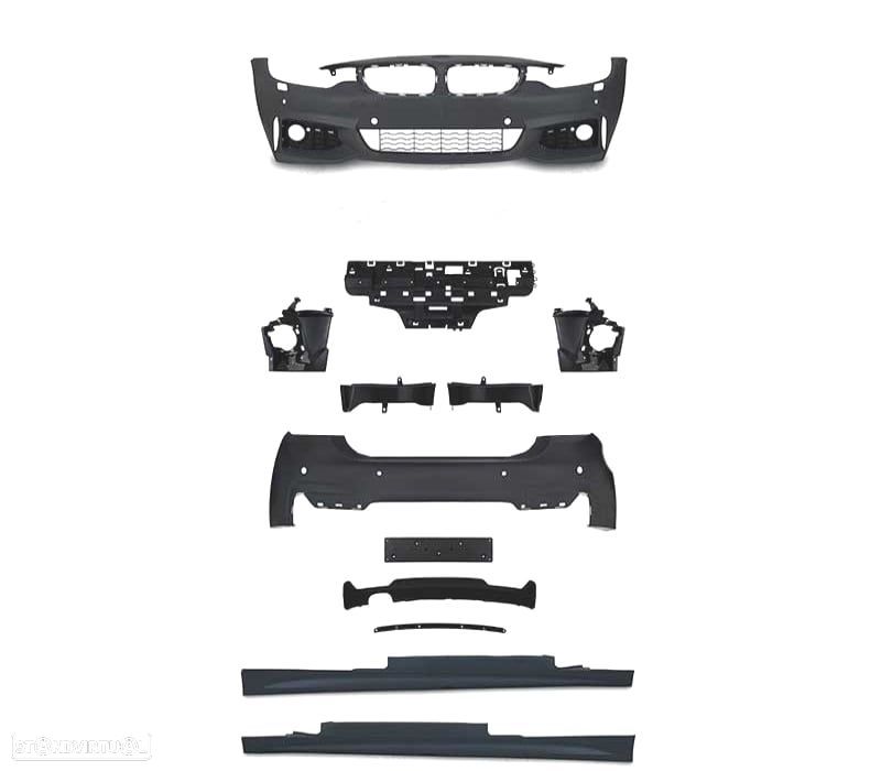 KIT DE CARROÇARIA BMW F32 F33 COUPE CABRIO 13- COM PDC LOOK M - 4