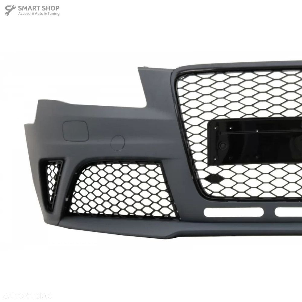 Bara Fata cu Difuzor Bara Spate si Ornamente Evacuare Audi A4 B8 Pre-F - 4