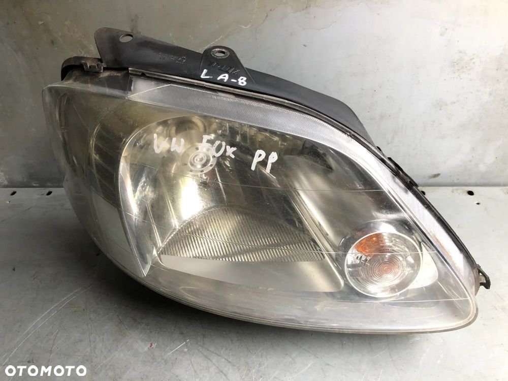 LA-8 . Lampa Reflektor Prawy Przód Volkswagen Fox (2005-2011) - Gwarancja Wysyłka - 1