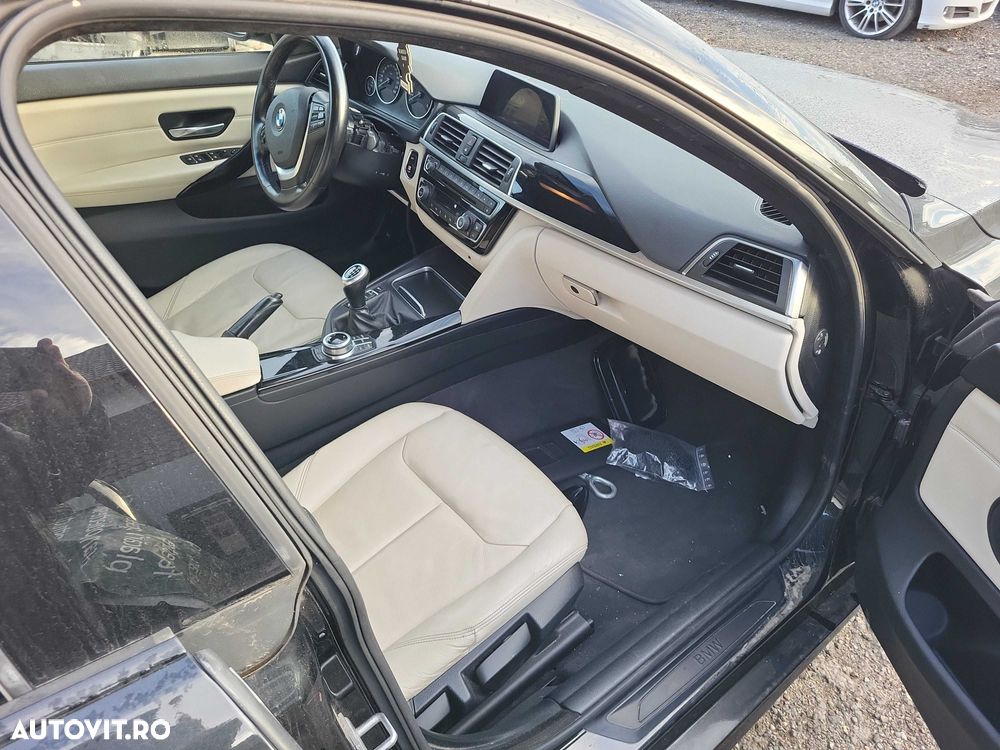Interior piele alba bmw seria 4 f36 cu incalzire - 2