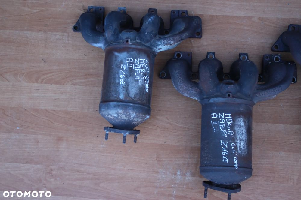 PUSTA PUSZKA KATALIZATORA KOLEKTOR WYDECHOWY OPEL MERIVA A CORSA C COMBO ZAFIRA A ASTRA G 1.6 Z16XE 101KM - 2
