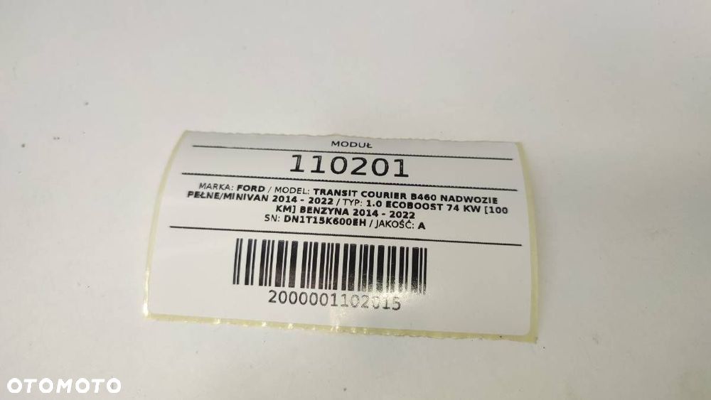 MODUŁ KOMFORTU TRANSIT COURIER I FORD DN1T-15K600-EH - 4