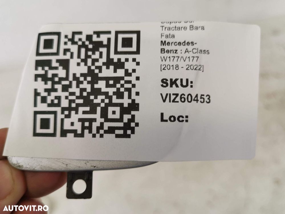 Capac Cui Tractare Bara Fata Mercedes-Benz  A-Class W177/V177 2018 201 - 4