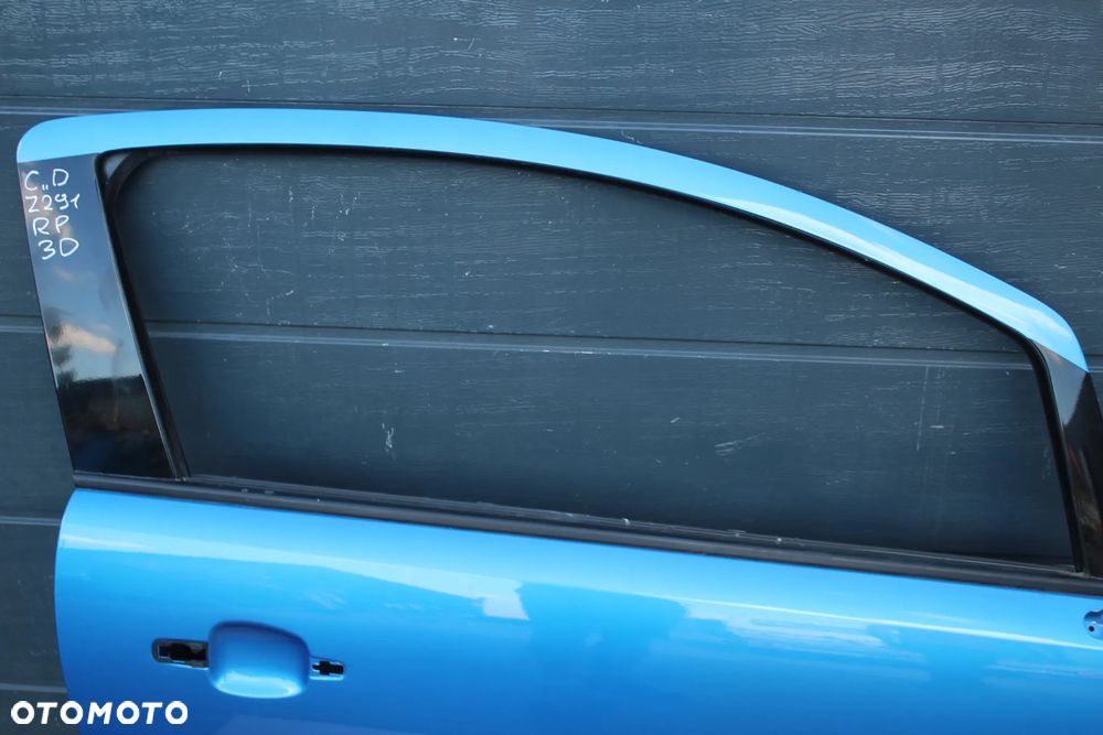 DRZWI PRAWY PRZÓD PRAWE PRZEDNIE OPEL CORSA D 3D Z291 OPC - 2