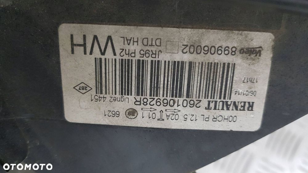 renault scenic iii lift 13-16 lampa reflektor prawy przód soczewka eu - 7