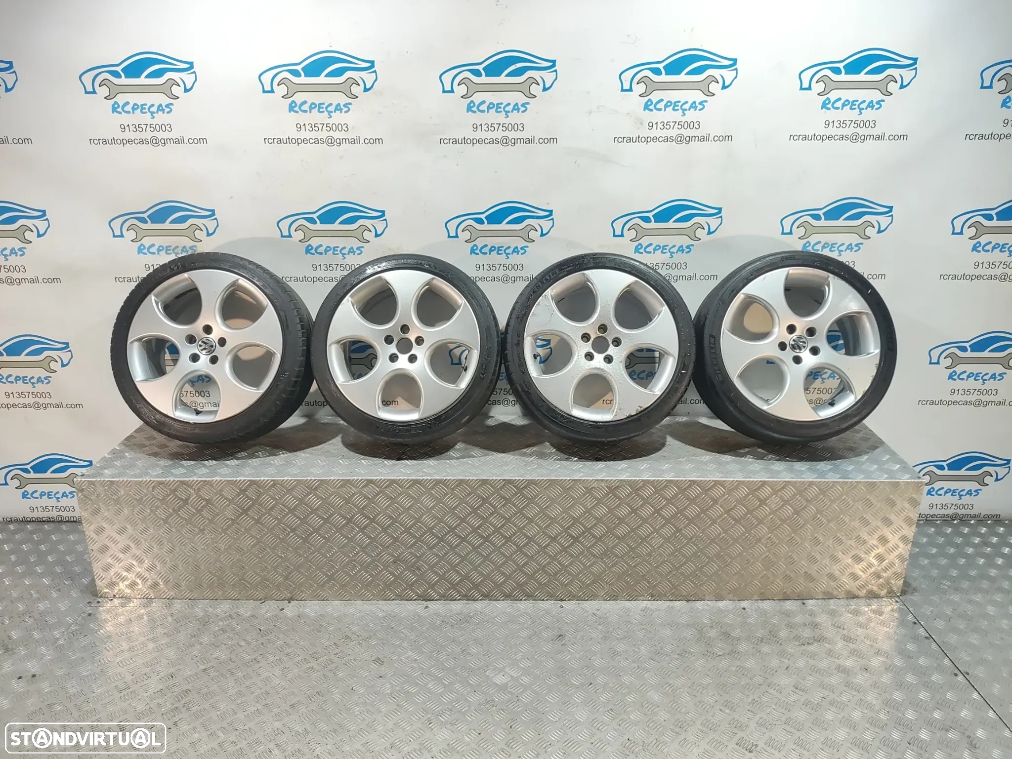 Jantes VW Volkswagen Polo GTI - 17" | 5x100 - Fase 5 | MK 5 | 6R 6R 6C1 - 7J | ET46 | 5X100 - 6R0601025H | Jante | 17 Polegadas | 5 x 100 | Ronal | Original | Originais - 4