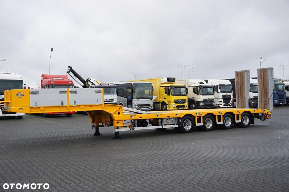 Bodex / NISKOPODWOZIOWA / 4 OSIE / NAJAZDY / 2 X OŚ SKRĘTNA / DMC 65 000 KG / JAK NOWA - 3
