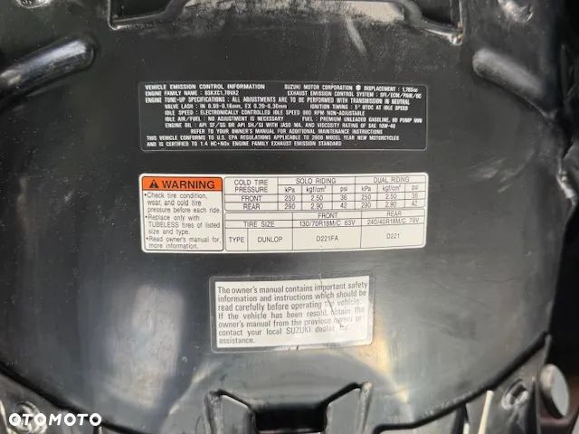 Błotnik Tylny SUZUKI VZR 1800 Boulevard Intruder - 9