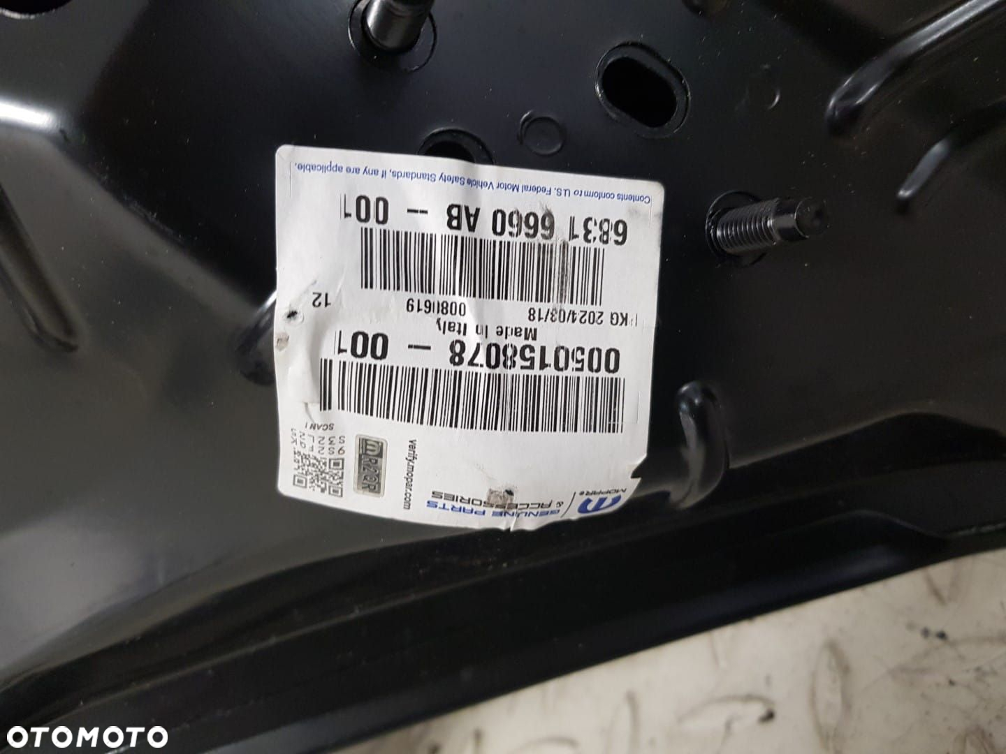 NOWA ORYGINALNA MASKA POKRYWA SILNIKA FIAT DUCATO PEUGEOT BOXER CITROEN JUMPER LIFT 14-25 68316660AB - 8