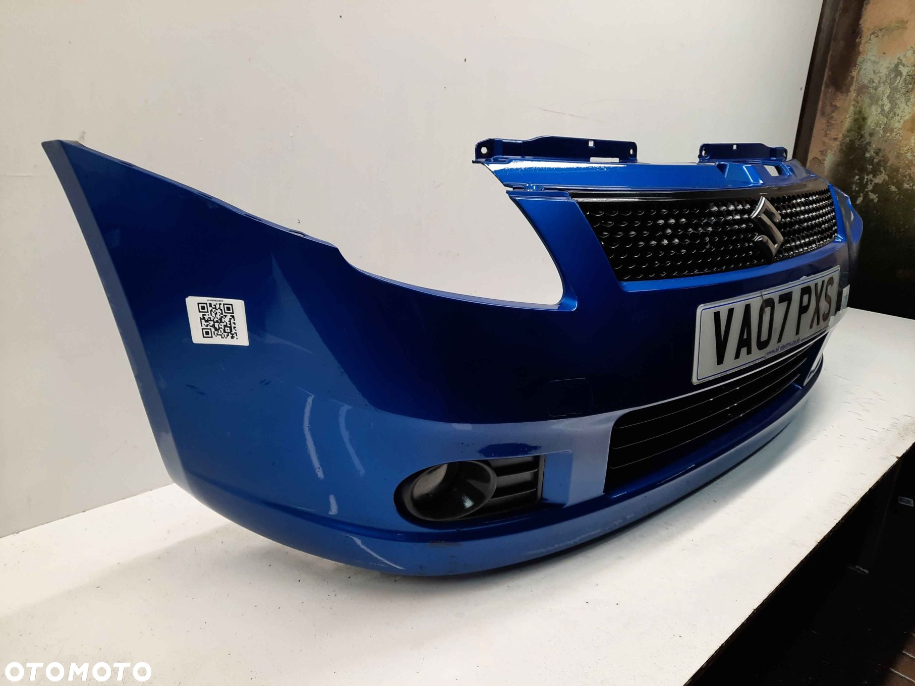 ^ ZDERZAK PRZÓD PRZEDNI SUZUKI SWIFT 4 IV ZCG NIEBIESKI BŁĘKITNY HALOGENY - 5