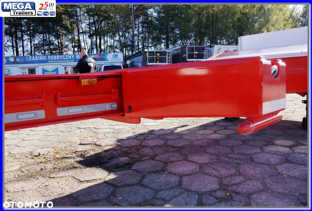 Mega Nisko-podłogowa 3 osie, 18,60 m dł., ZAGŁEBIENIA NA KOŁA pod maszyny leśne i budowlane !!! - 35