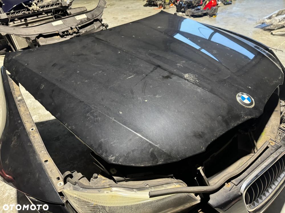 PRZÓD KOMPLETNY ZDERZAK MASKA PAS REFLEKTOR BMW E90 E91 LIFT BLACK SAPPHIRE - 2