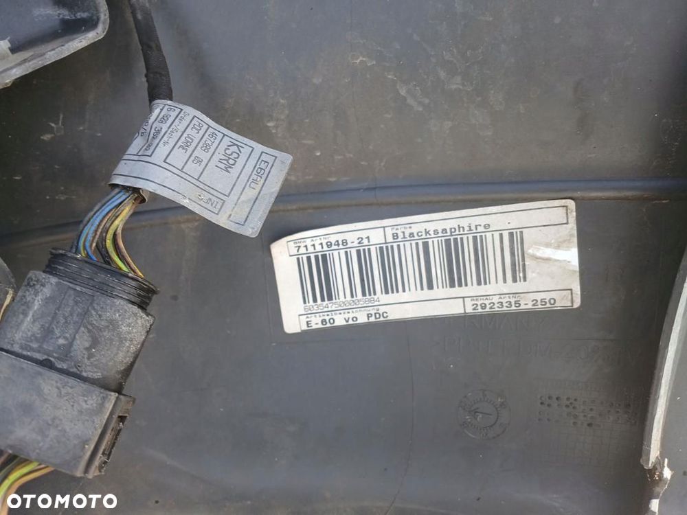 ZDERZAK PRZÓD PRZEDNI BMW 5 E60 E61 03-07 BLACKSAPHIRE SPRYSKI 7033694-1 - 6