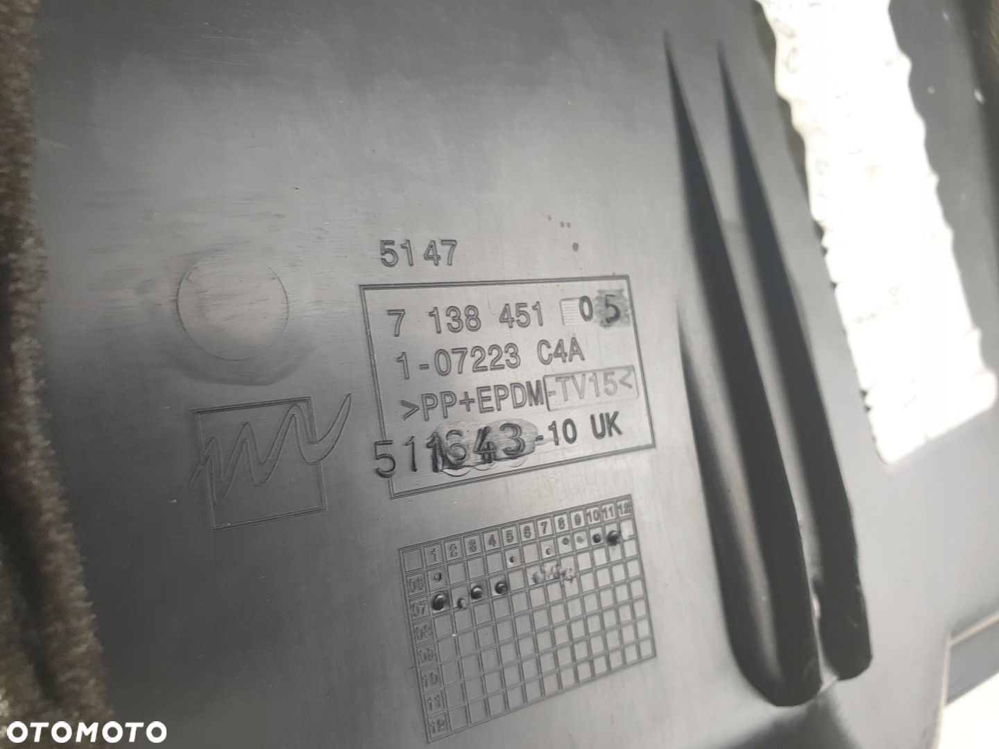OSŁONA PASA TYŁ TYLNEGO MINI COOPER S R56 - 6