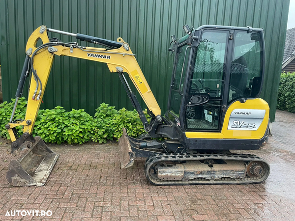 Yanmar SV26 miniexcavator pe senile 4 cilindri