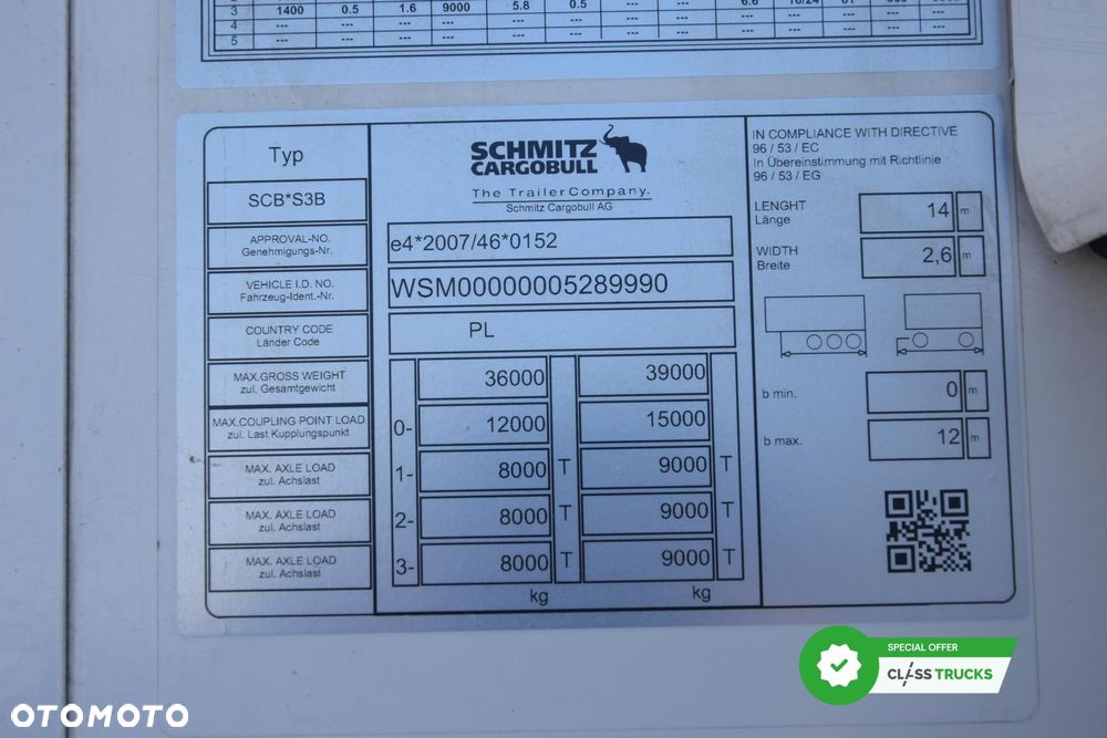 Schmitz Cargobull SKO FP 60 ThermoKing SLXi 300 - 15