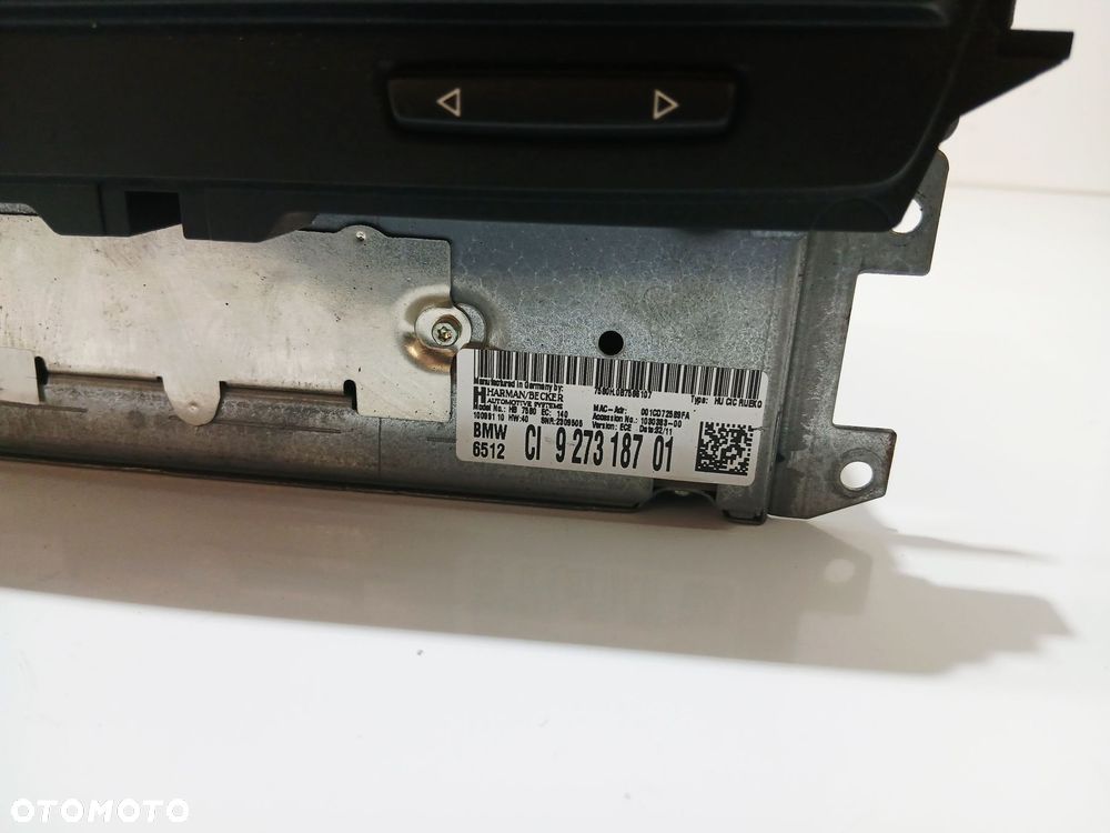 RADIO NAWIGACJA BMW E90 E91 E92 E93 OE 9273187 (0006245) - 2