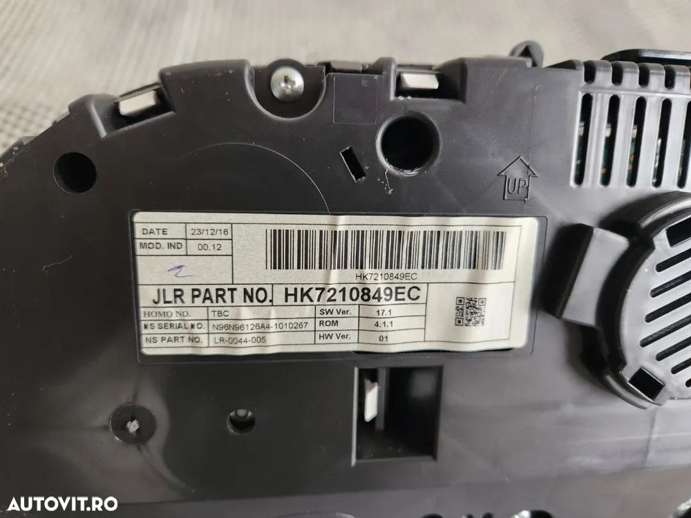 Ceasuri Bord Land Rover Discovery Sport L550 2.0 Diesel An 2014-2015-2016-2017-2018-2019 Volan Stanga Cod HK7210849EC Dezmembrez Land Rover Discovery Sport An 2014-2015-2016-2017-2018-2019 L550 Volan Stanga - Dezmembrari Arad - 7