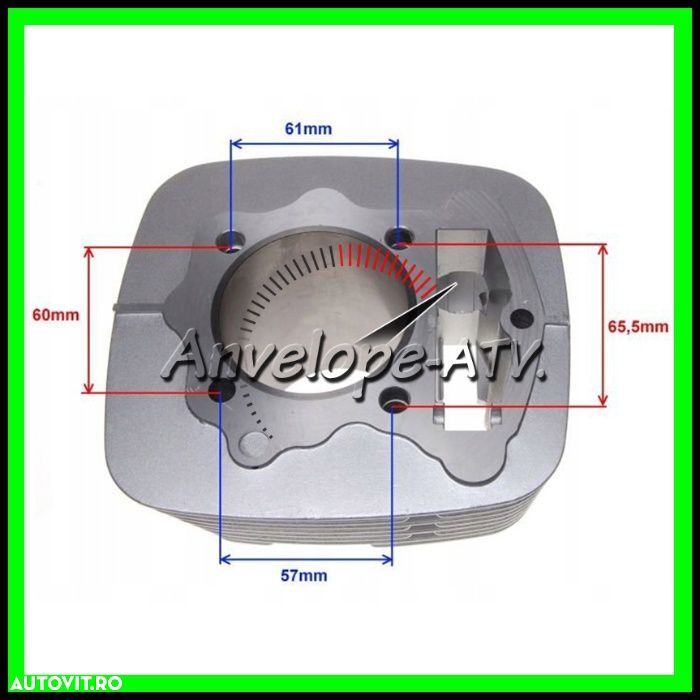 Kit Cilindru Set Motor 250 Piston 65.5MM Bolt 15 Distributie Lant - 8