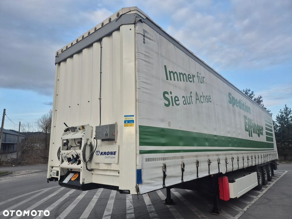 Krone BURTY podnoszona oś BEZ RDZY STANDARD / OPONY 70% / STAN BARDZO DOBRY / OD PIERWSZEGO WŁAŚCICIELA / PALECIARA / TOP / sprowadzona z Niemiec !! - 17