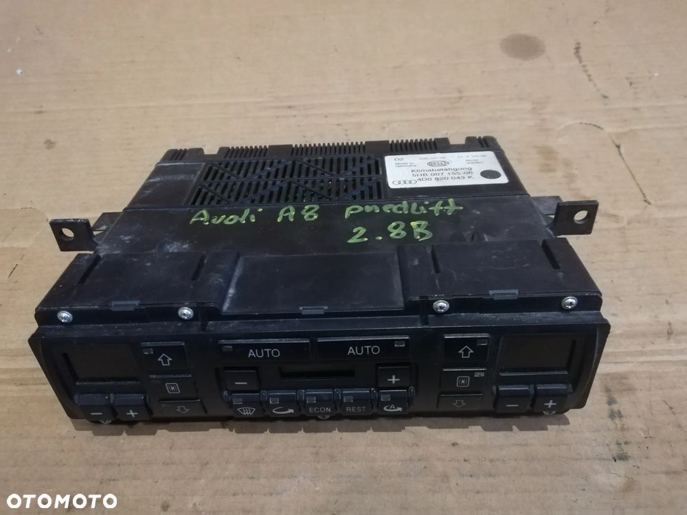 PANEL STREROWANIA KLIMATYZACJI AUDI A8 D2 5HB00715506