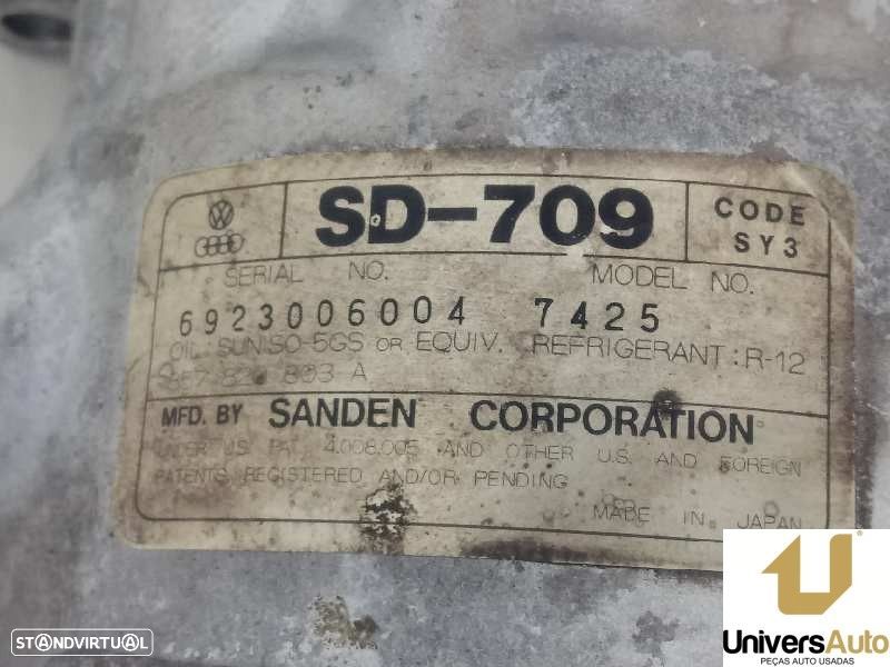COMPRESSOR AR CONDICIONADO VOLKSWAGEN CORRADO 1991 -6923006004 - 3