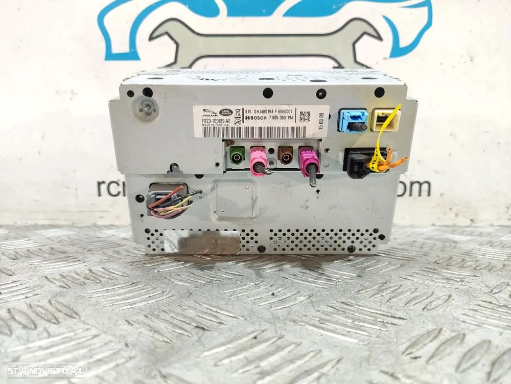 Display / Ecrã Multimedia GPS Jaguar XF X250 - FX23-10E889-AE - 5