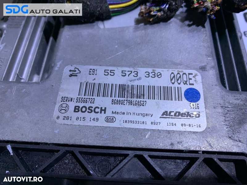 Kit Pornire Calculator Motor ECU Imobilizator si Cip Cheie Opel Insignia 2.0 CDTI A20DTH 160CP 2008 - 2013 Cod 55573330 0281015149 55566722 [L6205] - 3
