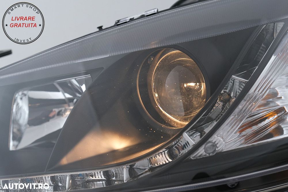Faruri LED DRL Opel Astra G (09.1997-02.2004) Negru- livrare gratuita - 9