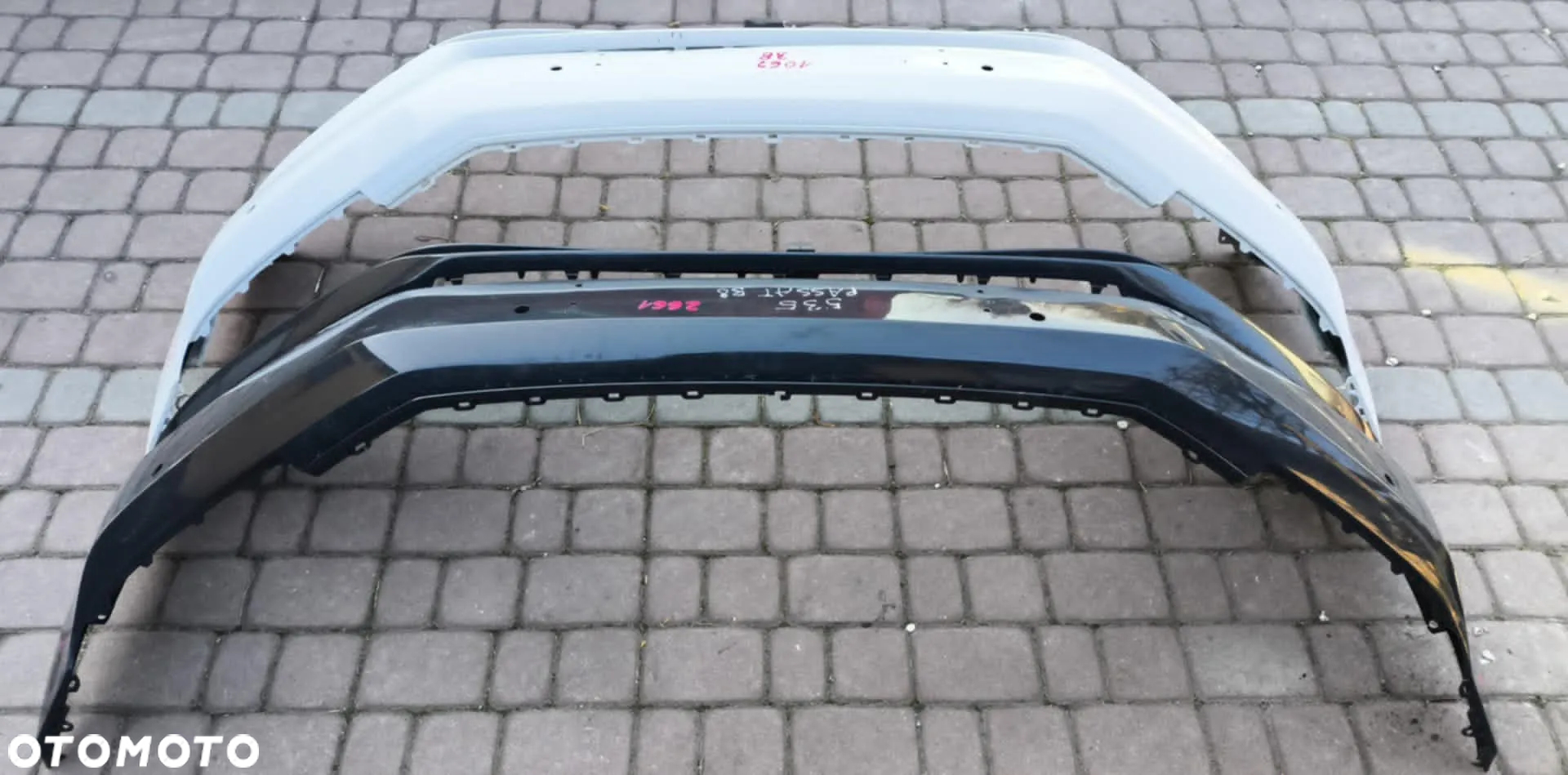 Zderzak przód przedni VW PASSAT B8 2014-> biały LC9A 3G0 4 PDC 2014-2018 - 9