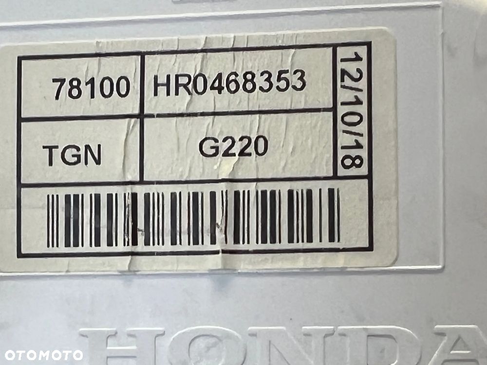 LICZNIK ZEGAR HONDA CIVIC X 1.6 I-DTEC AUTOMAT 78100 TGN G220 HR0468353 - 3