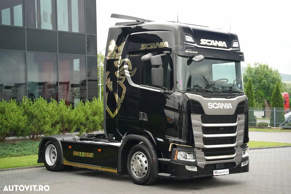 Scania S 500 / RETARDER / PLATĂ JOSĂ / MEGA / REZERVORE DE COMBUSTIBIL 1.400 L / I-PARK COOL / DUPĂ CONTRACT DE SERVICE GOLD / - 3