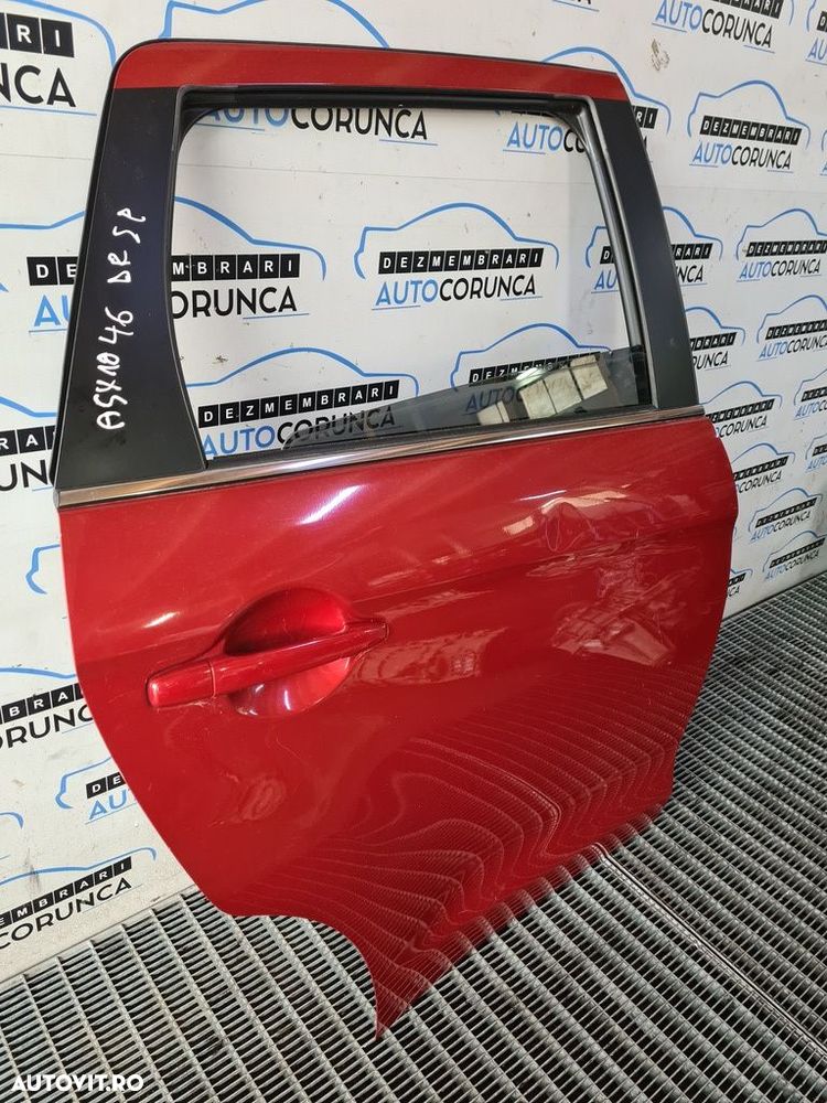 Usa Dreapta Spate Mitsubishi ASX 2010 - 2012 SUV 4 Usi ROSU (1046) LOVITA ȘI ZGÂRIATA - 3