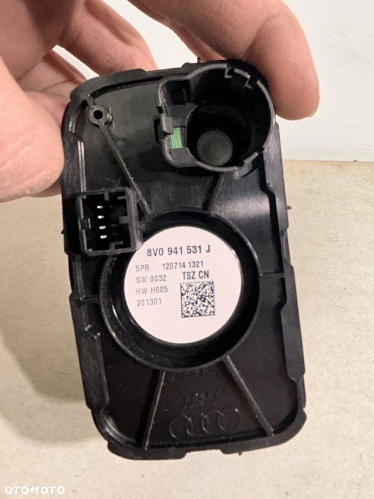 Włącznik Przełącznik Świateł Reflektorów Audi A3 8V 0V4 8V0 941 531 J - 3