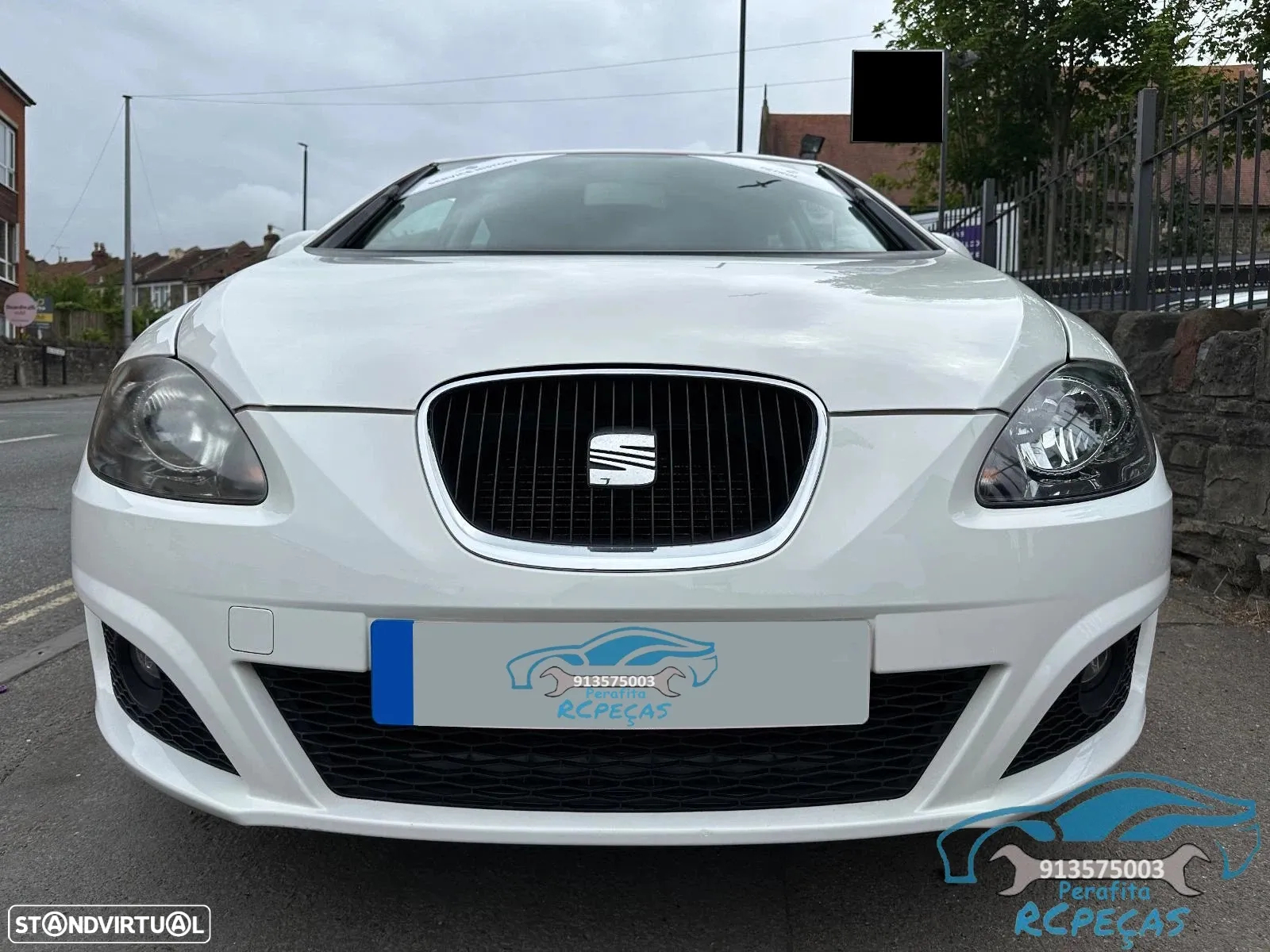 Frente Completa Seat Leon 1P - 2.0 TDi | Diesel | Fase 2 | Facelift - 2005 a 2012 - Parachoques | Guarda Lamas | Reforço | Fibra | Óticas | Grelhas | Capot | Radiador | Ventilador - 2