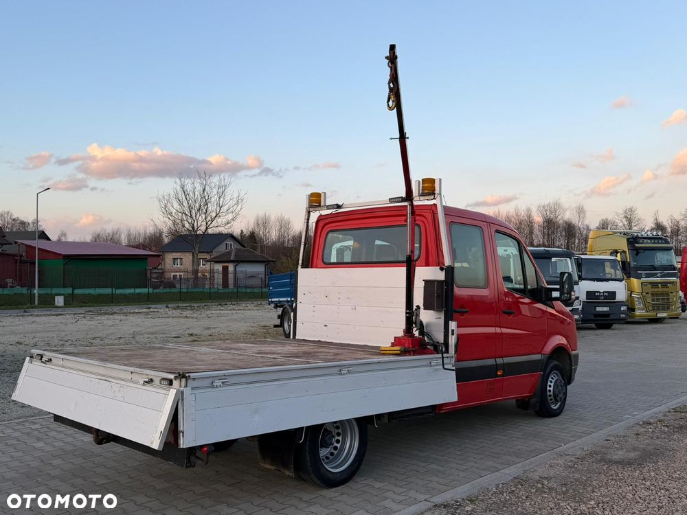 Volkswagen Crafter, Bliźniak, Doka 5/6 osób, Dźwig HMF 500kg - 13