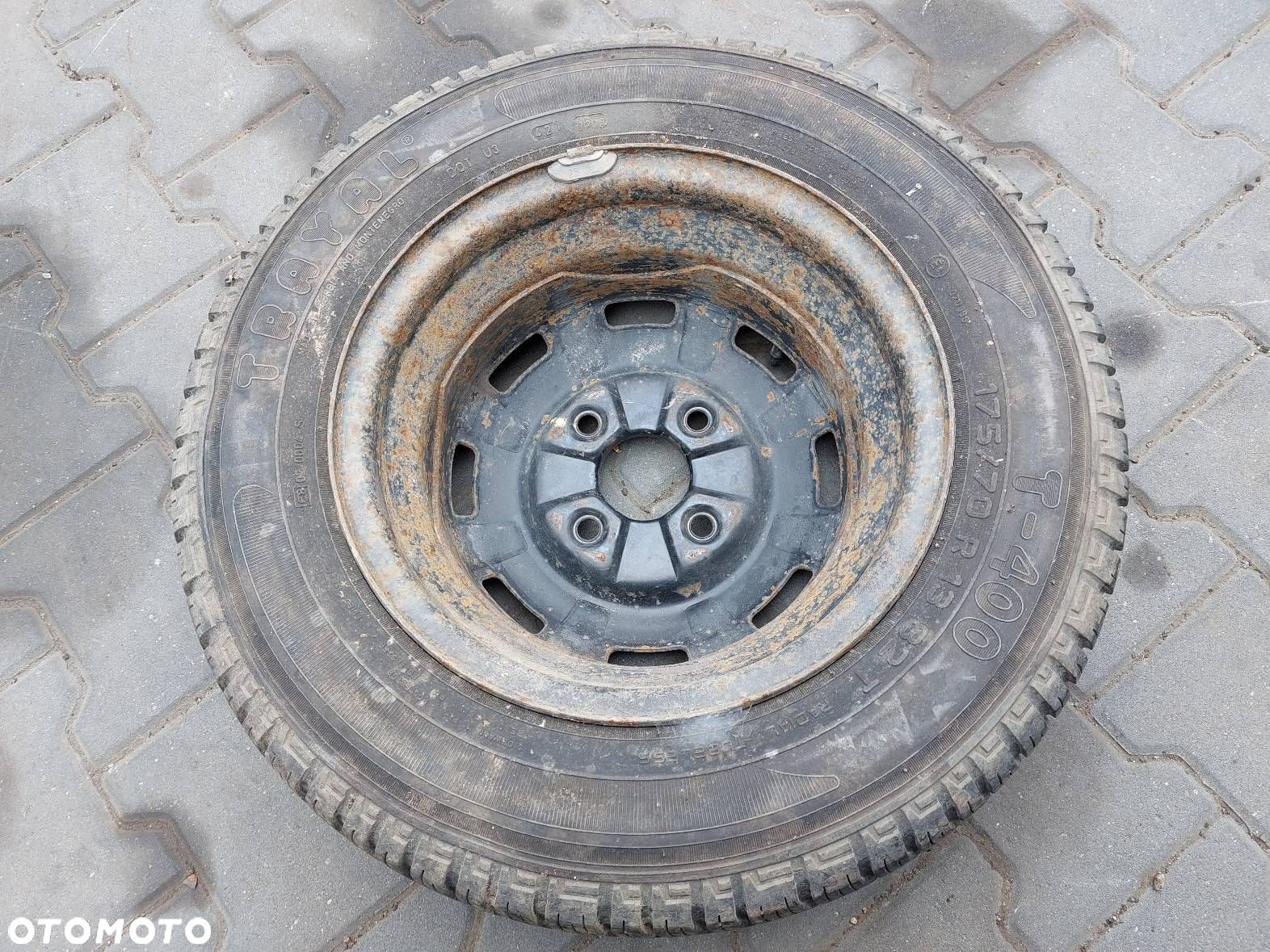 KOŁO FELGA OPONA 4x114,3 5Jx13 FI66,1 175/70R13 NISSAN 40300-90J05 - 8