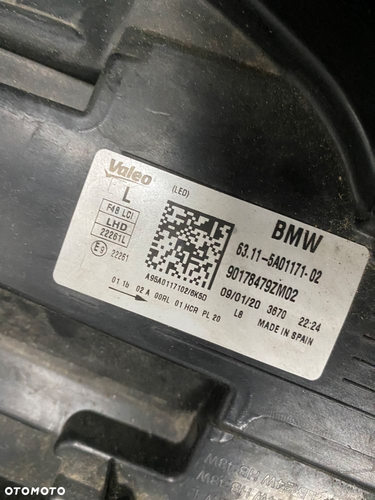 LAMPA LEWA BMW X1 F48 LCI LED 5A01171 - 6