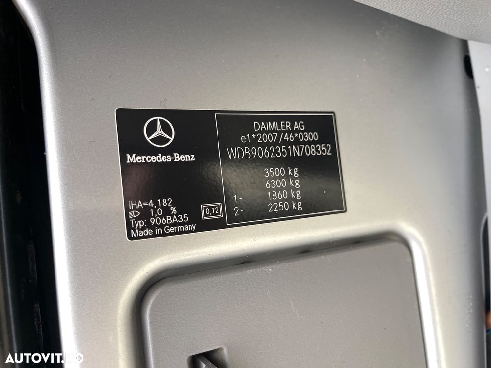 Mercedes-Benz Sprinter Doka 316  2.2CDI  7LOCURI - 34