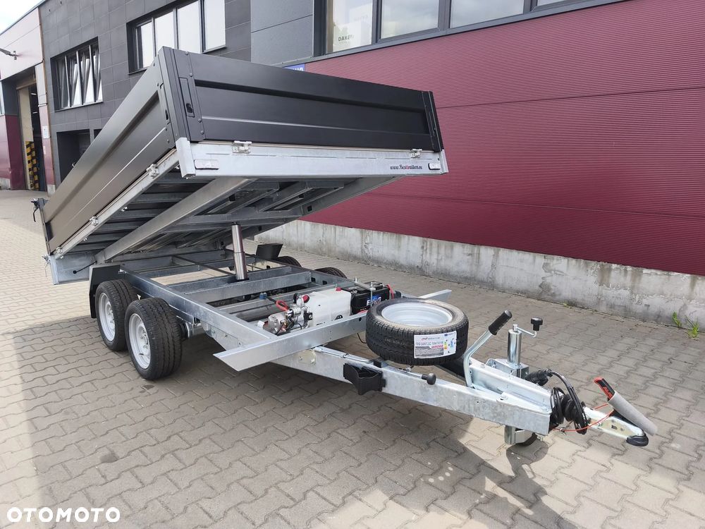 Besttrailers Przyczepa wywrotka TIPPER 4,0 x 2,0m DMC 3500 kg 2 osie pompa manualna PRODUCENT - 3