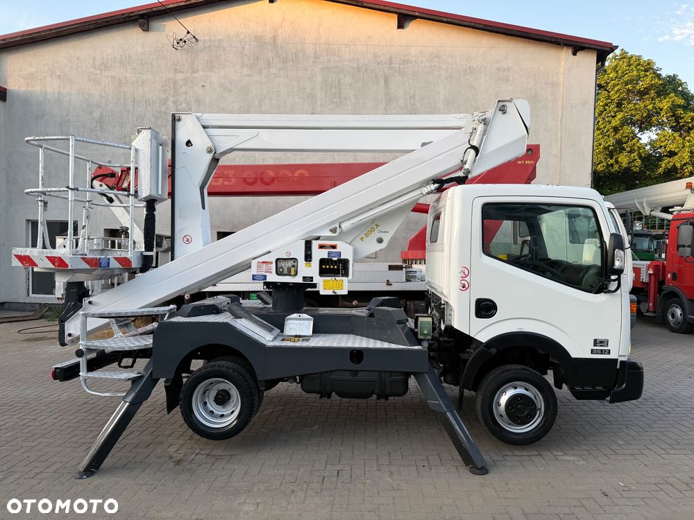 Nissan Podnośnik Koszowy Zwyżka Palfinger P200 20 metrów 10 w Bok UDT! Jak Wumag Ruthmann multitel Gsr - 16