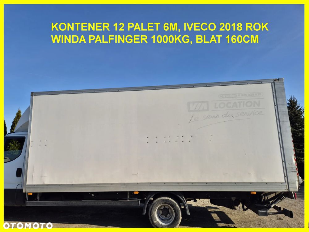 Kontener 12 palet, 6m, Iveco , Mascott, winda Palfinger 1000kg, 2018 rok, stan bdb! - 1