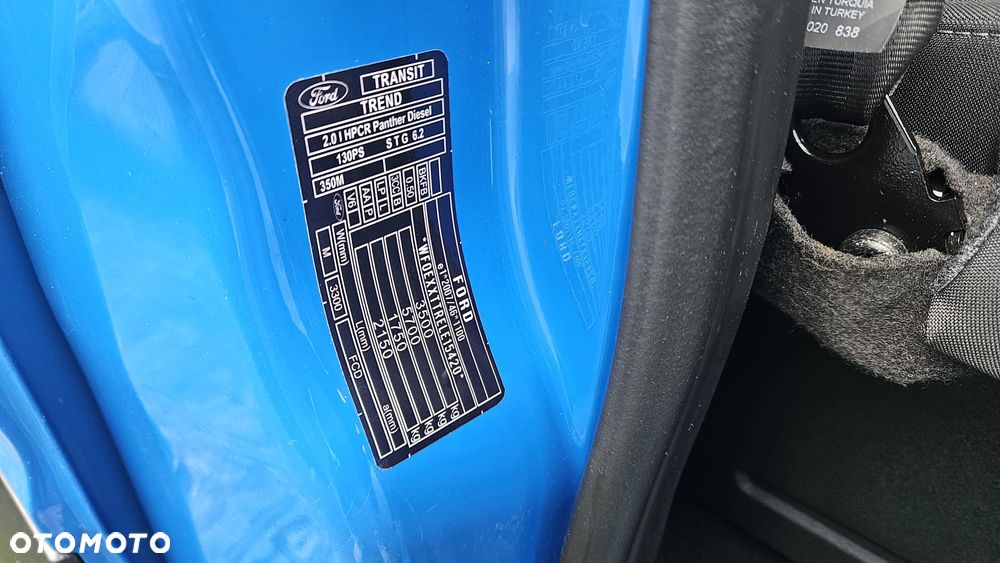 Ford Transit 2,0TDCI 130KM L2H2 Sredni 169t.km. Polift Led Klima Webasto Kamera Duży Wyświetlacz Parktronik Hak Super Stan Klima - 31
