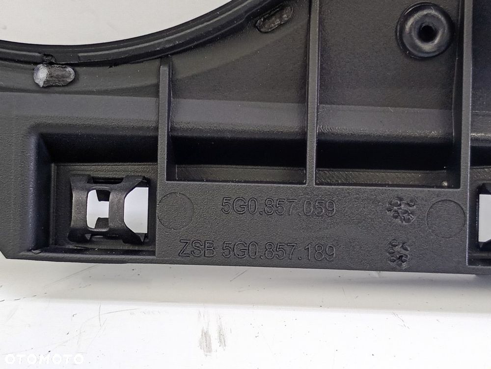 ramka obudowa licznika panelu nawiewu radia osłona vw golf VII 7 5G1863100 5G1819743 5G0857059 - 8