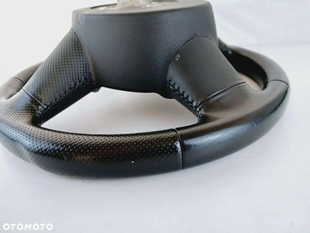 Kierownica Skórzana Skóra Czarna 3-Ramienna Audi A6 C6 4F0419091AP - 10