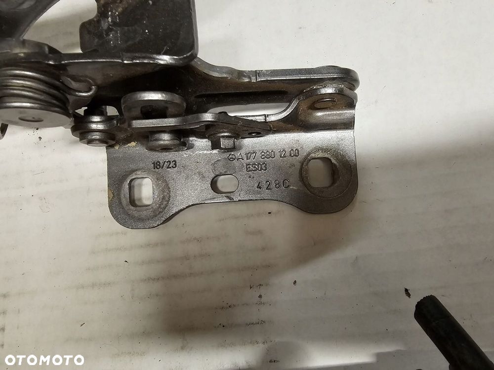 ZAWIAS ZAWIASY MASKI NABOJE MERCEDES CLA 118 A1778801100 A1778801200 - 3