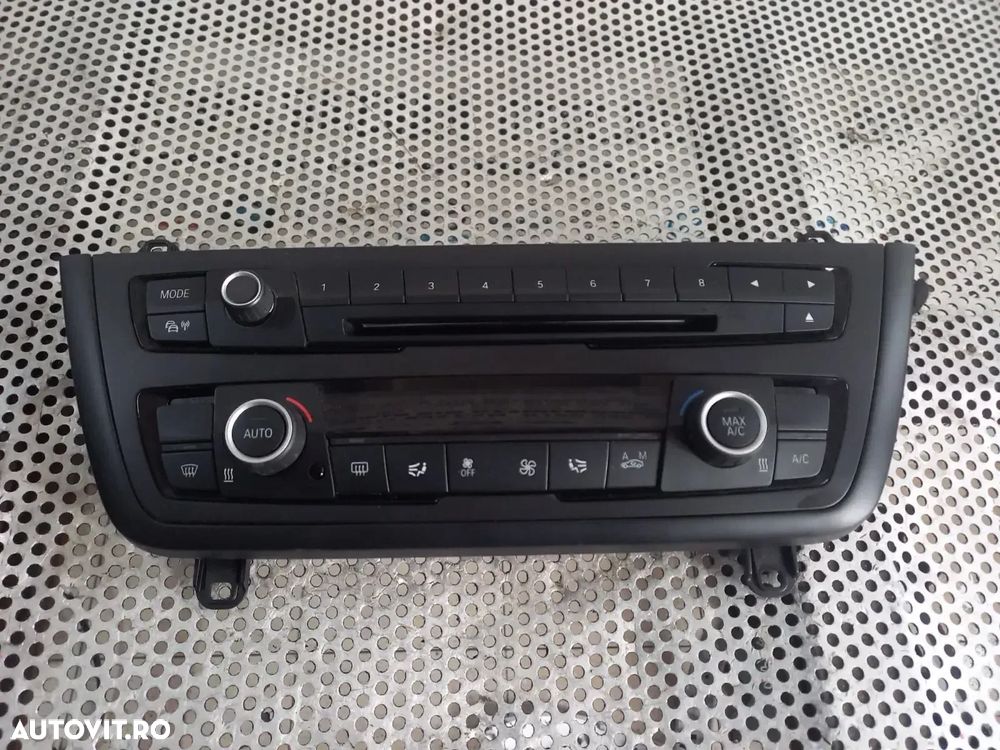 Panou Modul Clima Climatronic Interfata Radio CD Bmw F30 F31 - Dezmembrari Arad - 7