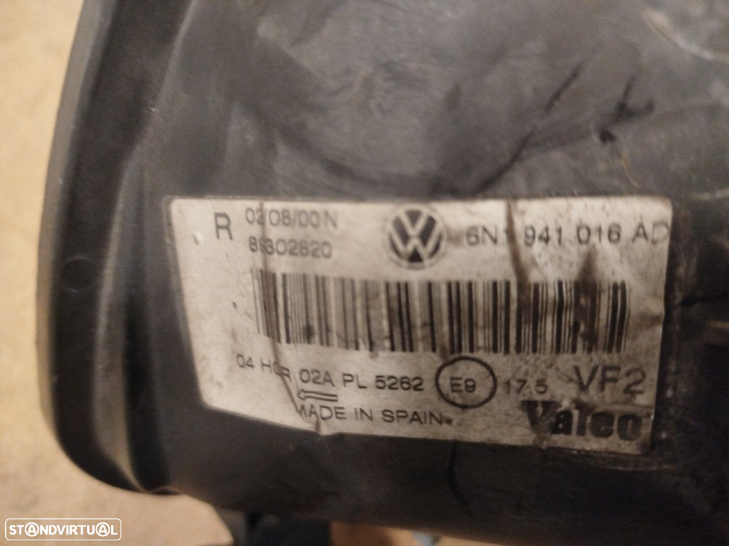 Otica/Farol Dianteiro Dto Volkswagen Polo (6N2) - 3
