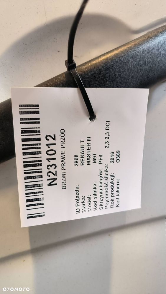 DRZWI PRAWE PRZÓD RENAULT MASTER III O389 - 2